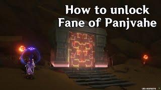 How to unlock Fane of Panjvahe - Genshin Impact