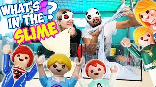 WHAT'S IN THE SLIME? Challenge PLAYMOBIL EDITION!Können Nina & Kaan Familie Vogel im Schleim finden? WHAT'S IN THE SLIME? Challenge PLAYMOBIL EDITION!Können Nina & Kaan Familie Vogel im Schleim finden?