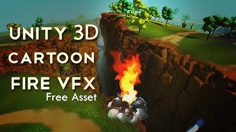 Unity creating Cartoon fire using particle system