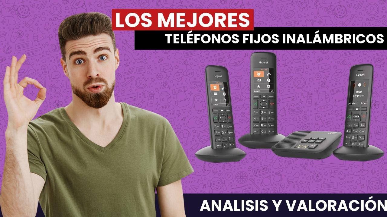 Los MEJORES TELÉFONOS FIJOS INALÁMBRICOS 2021 ☎️
