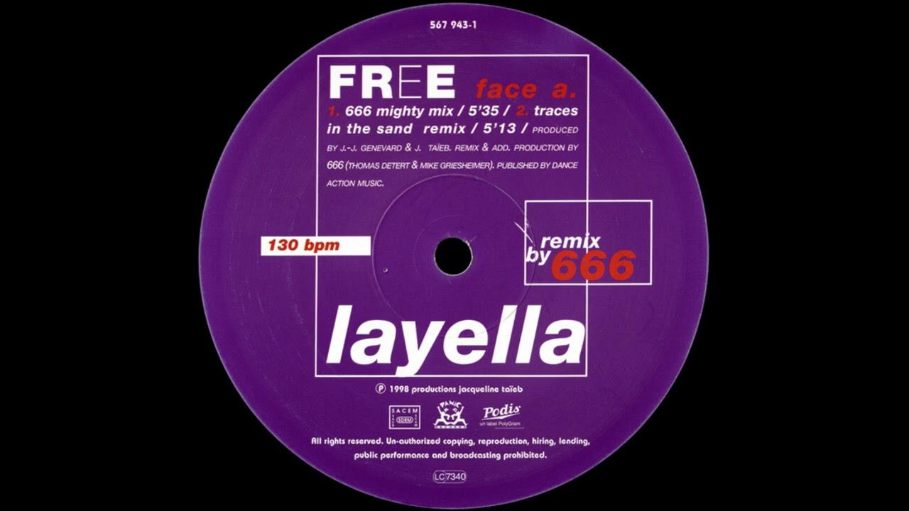 洋楽 Tha Reella / Unreleased Layella - Free (666 Mighty Dub Mix) - Return Old School 90-2000