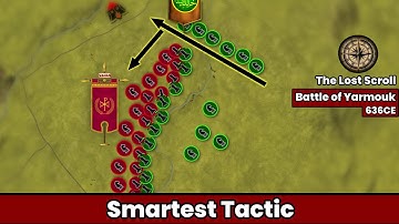 Smartest Tactic of Khalid Ibn Walid in Battle of Yarmouk (636CE)