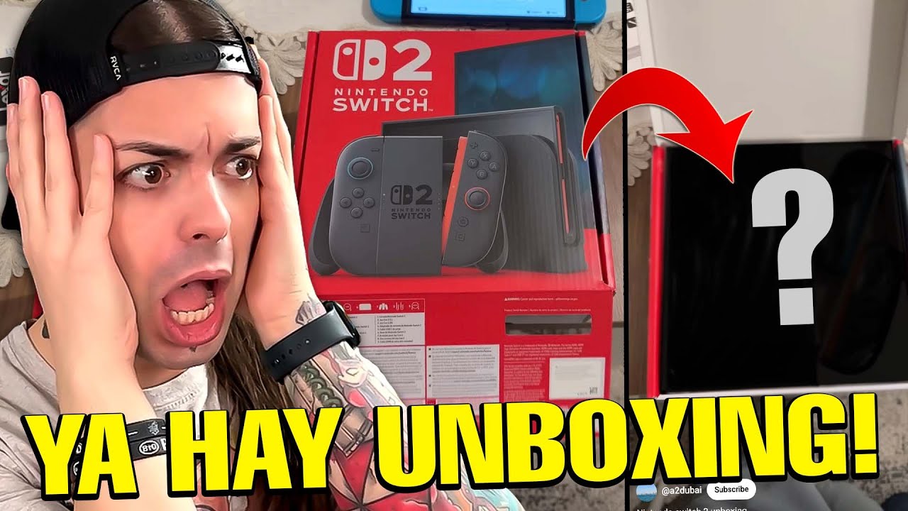 ⚠️PRIMEROS UNBOXING de Nintendo SWITCH 2 FILTRADOS y la "SORPRESA" de ...
