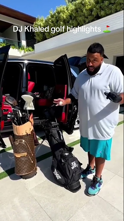 DJ Khaled golfing is electric ⚡️ BLESS UP #shorts 