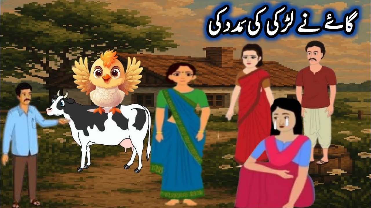 Gaaey Ne Larki Ki Madad Ki // Urdu Story