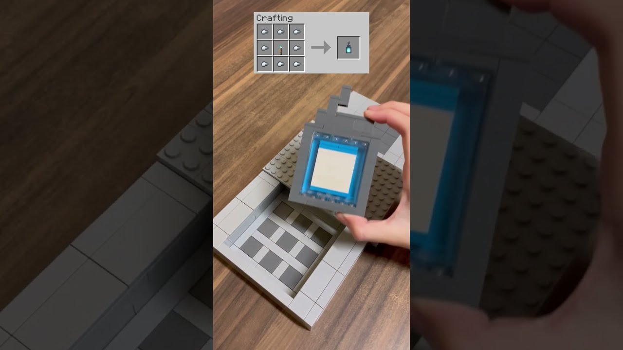 Crafting Minecraft Soul Lantern BUT Lego! 