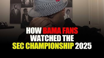 How Bama Fans Watched The SEC Championship | FunnyMaine | 2025