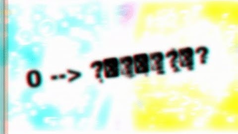 NUMBERS 0 TO ???? [2] PART III (Fanmade & No explosion)