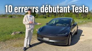 Tesla 10 erreurs débutants que font (presque) tous les propriétaires