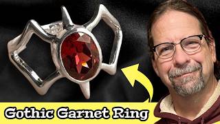 Make a Gothic Garnet Ring