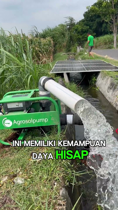 Pompa Air Tenaga Surya Matahari #pompaairtanpalistrik #pompaair #solarpump #shortsvideo