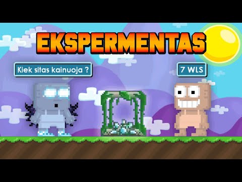 Ar apgausi naujoką ? | Socialinis Ekspermentas | Growtopia Lietuviškai