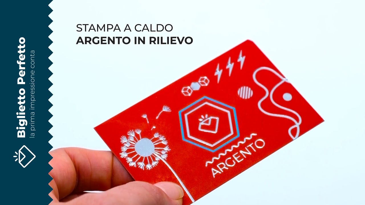 Biglietti da visita Soft Touch Stampa a caldo Argento in rilievo