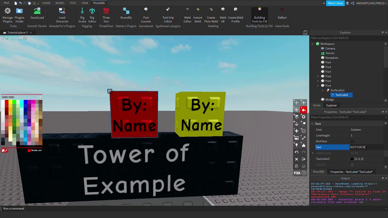 How to make a game like JToH Part 1: Portal YouTube