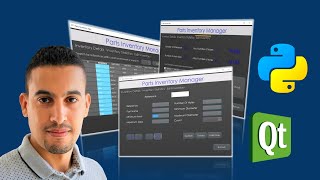 Build step-by-step a 6800 dollar real Software using Python, PyQt5, Qt Dessigner and Sqlite.