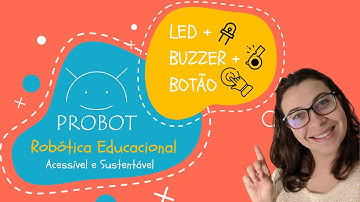 Acionando Led e Buzzer com Botão Push-Button - Arduino + Tinkercad