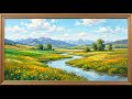 Landscape Oil Painting for Room Decor | Framed Tv Wallpaper Art | Tv Screensaver | Tv Background 4K