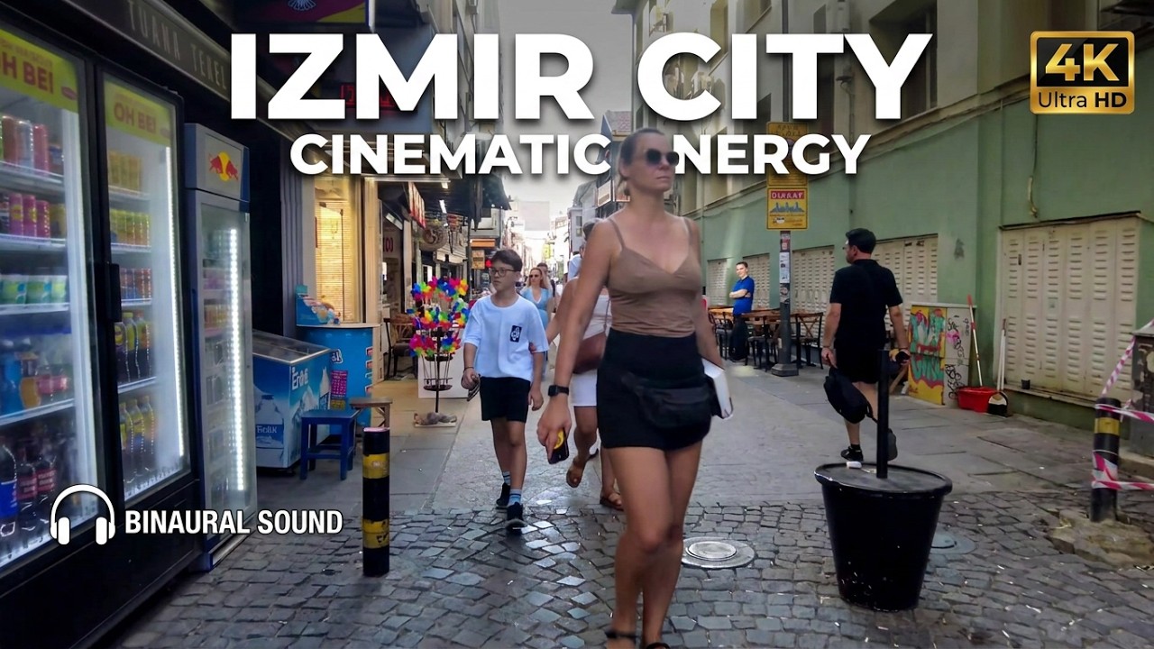 Izmir, トルコ | İzmir | 街歩きツアー 4K