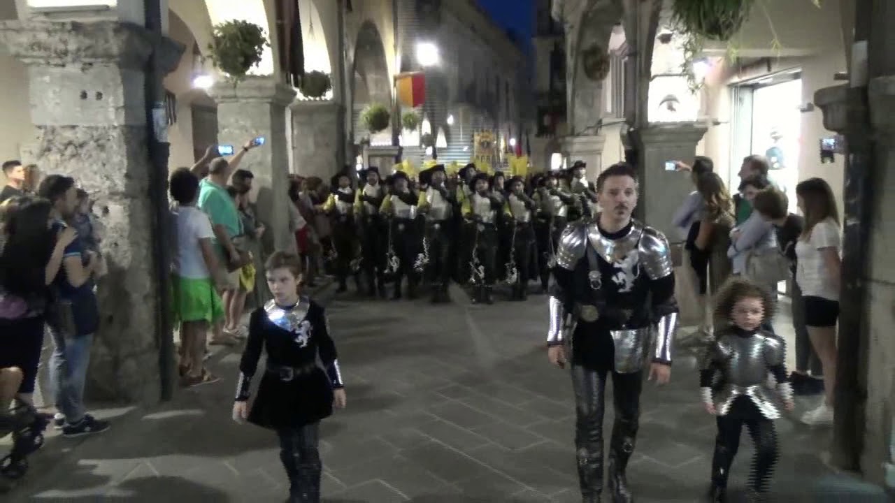 2018 - Trombonieri Senatore - Corteo Festa SS. Sacramento - parte2