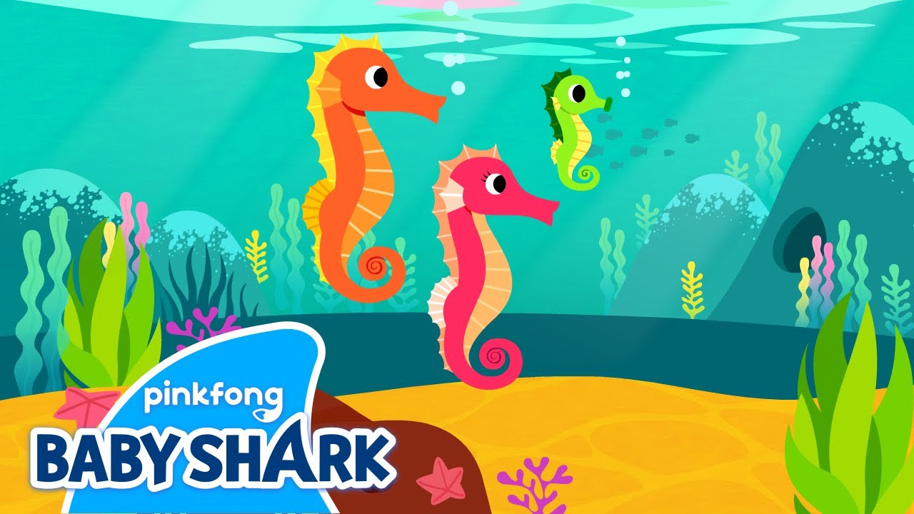 Hey-ho-hey, Seahorse | Sea Animals Song | Baby Shark and Sea Animals | Baby  Shark Official - YouTube