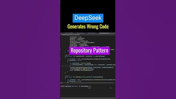 DeepSeek - Wrong Repository Pattern Code #deepseek