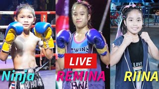 เรมินะ.รีนะ.นินจามาเเล้วจ้าREMINARIINANinja Fight! レミナ、リイナ、ニンジャいざ決戦！！Muay Thai ムエタイ