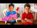 The Trench Family! Adopted TWIN Brother Meets NEWBORN SON GETS JEALOUS