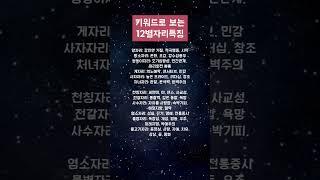 간단한 키워드로 알아보는 12별자리 특징! 전갈자리는 통찰력과 깊은 정념.