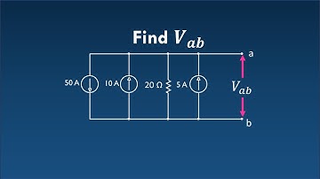 Current Sources in Parallel - How to solve parallel current sources - DC Circuit Analysis