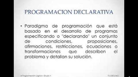 Programación Lógica Video 1