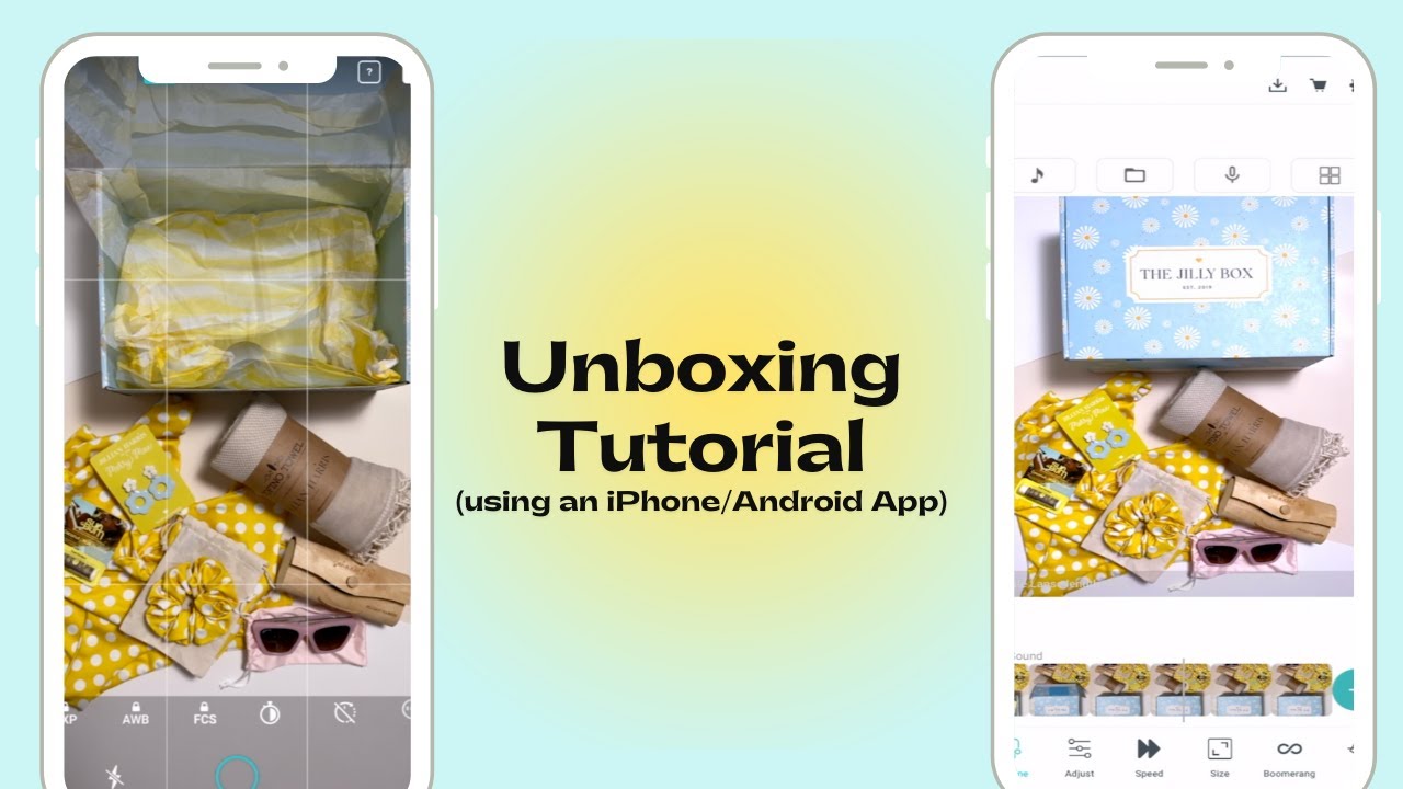 How to make a product unboxing video? Phone video tutorial