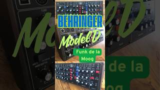 Behringer Model D - Funk de la Moog #behringer #moog #modeld