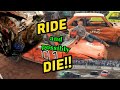 Riding passenger demo derby with KID driver!!