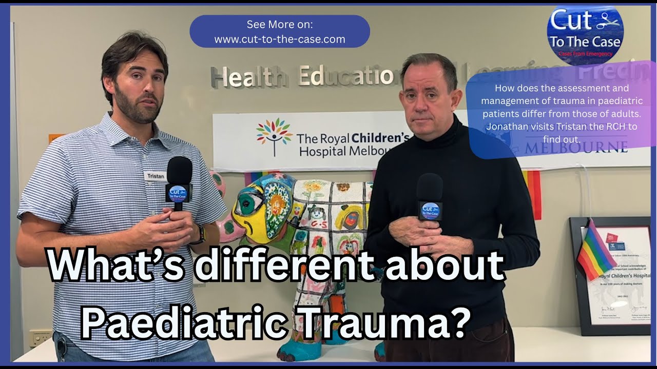 How does trauma in paediatrics differ from that in adults?