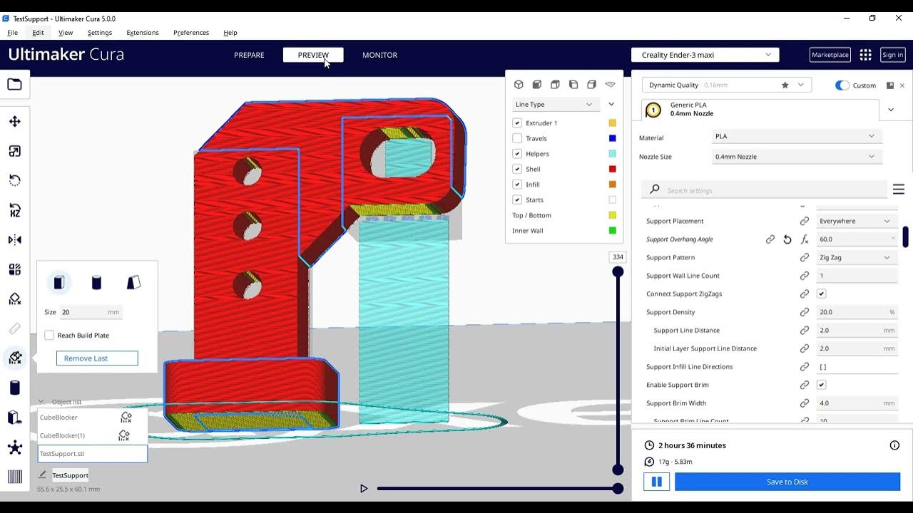 Custom Supports Eraser Plus YouTube