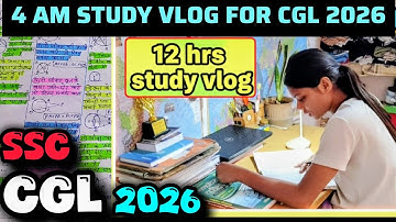 I WOKE UP AT 4 AM TO STUDY FOR SSC CGL 2026 🎯MY MORNING TO NIGHT FULL STUDY ROUTINE 😱 #ssc 