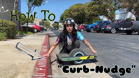 how to "Curbe Nudge" on a Onewheel with allie