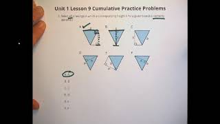 Unit 1 Lesson 9 #1 1