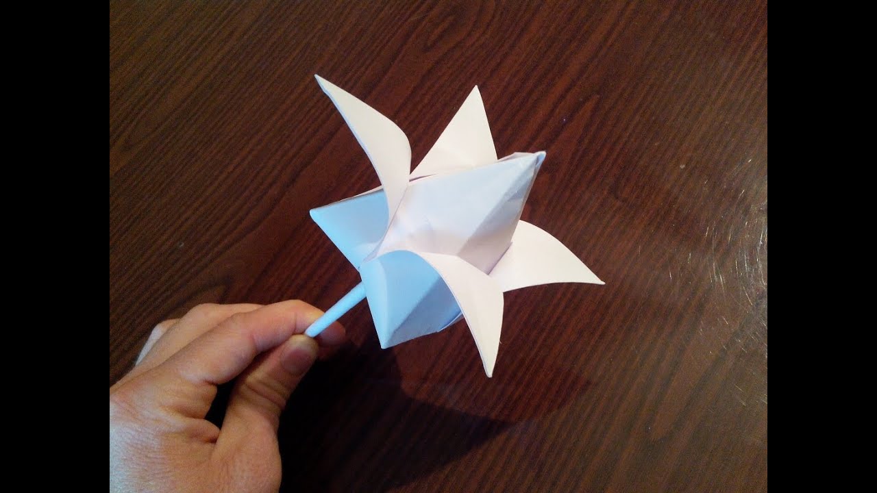 Модульное оригами «Тюльпан». Схема сборки. Пошаговая инструкция с фото