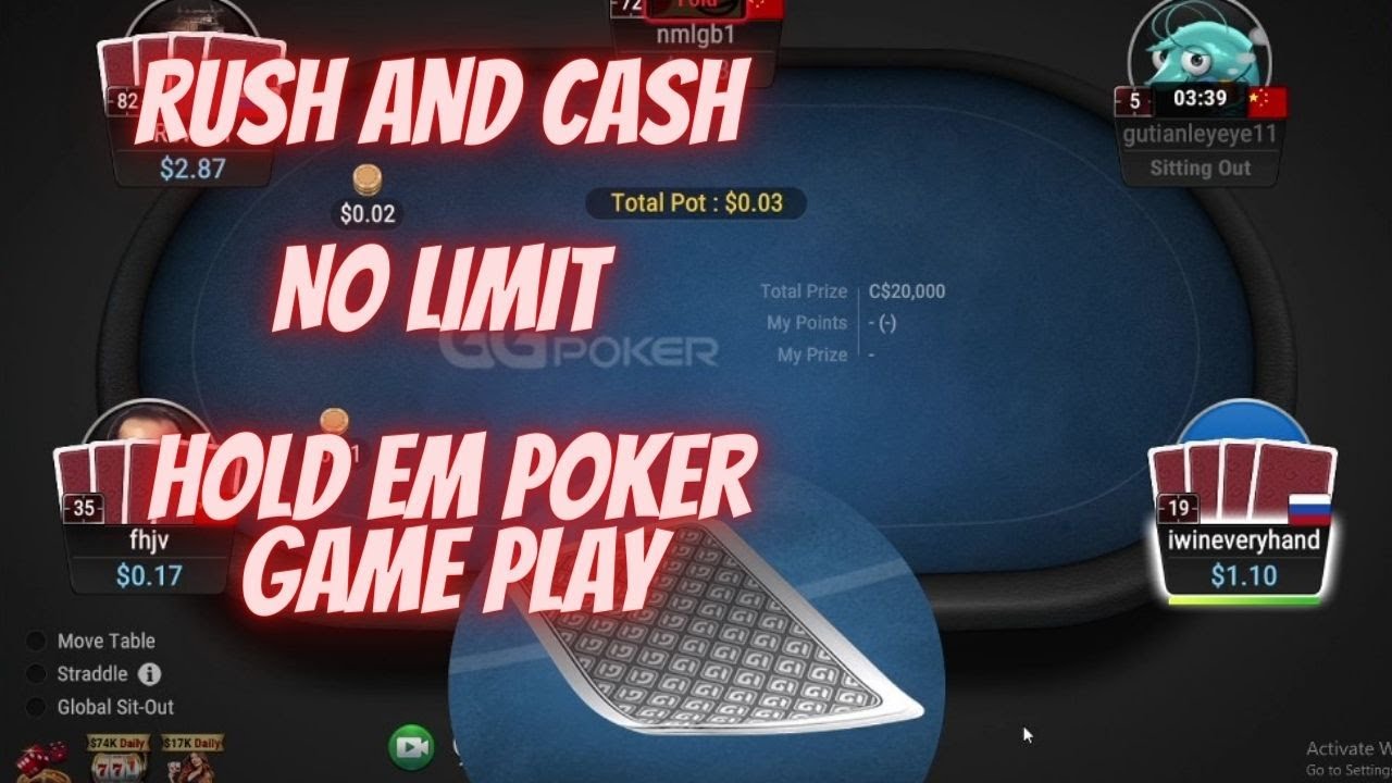 Rush and Cash No Limit Hold em Poker , GGPoker YouTube