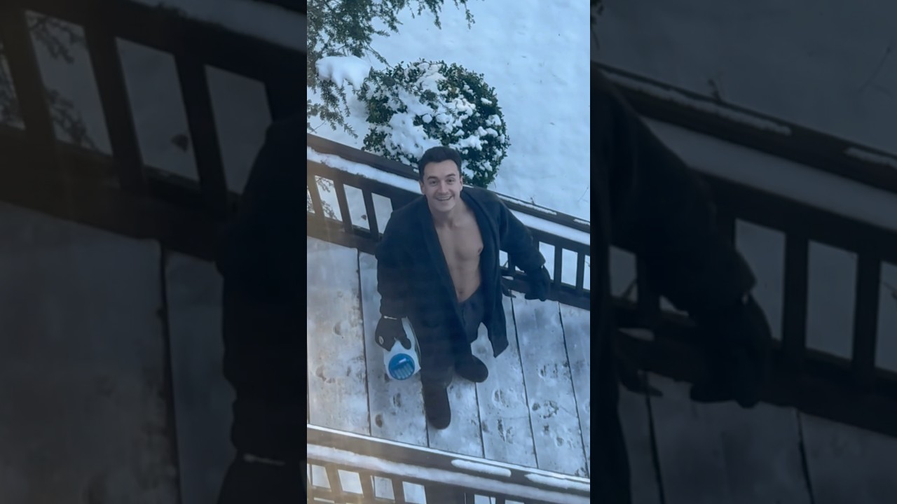 my British husband never gets cold 