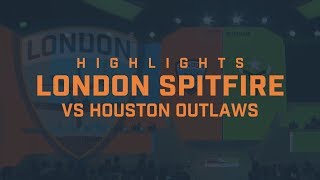 London Spitfire vs Houston Outlaws (OWL S1 Highlights)