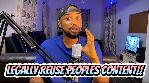 How To LEGALLY REUSE Other People