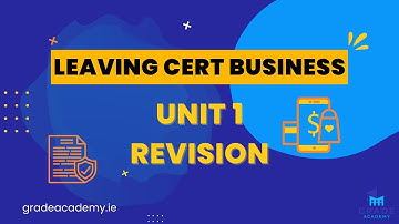 Leaving Cert Business Unit One Revision | Grade Academy
