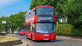 London&#39;s Buses near Ealing Broadway Station on 11th June 2023