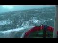The real sound of a storm at sea