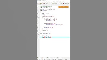 Pascal Triangle Pattern program in C