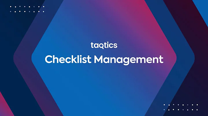Taqtics Checklist & Tasks Demo | How Brands Achieve Consistent Execution Across Every Store