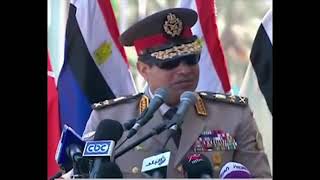 رد فعل السيسي على خطاب محمد مرسي رحمة الله عليه ??