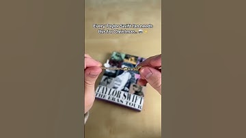 The new Taylor Swift charm bracelet advent calendar 🥹 #taylorswifttok #taylorswift #swiftie